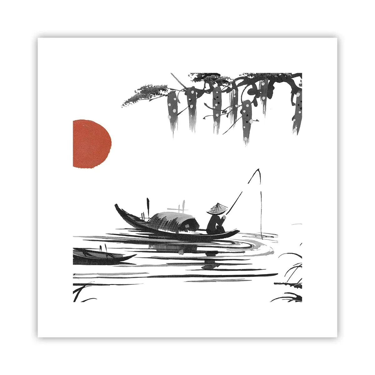 Plakát - Asijské odpoledne - 30x30 cm