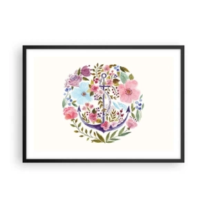 Plakát v černém rámu - Námořníkův hezký sen - 70x50 cm