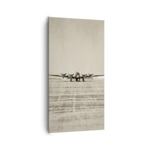 Obraz na plátně - Jako vždy připraven - 65x120 cm