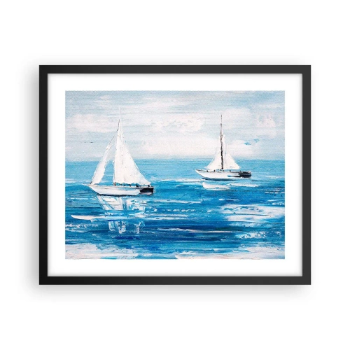 Plakát v černém rámu - S přítelem po boku - 50x40 cm