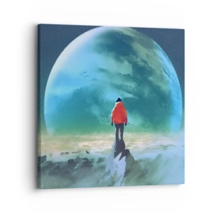 Obraz na plátně - Objevitel nové zemi - 30x30 cm