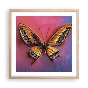 Plakát v rámu světlý dub - Klenot přírody - 50x50 cm