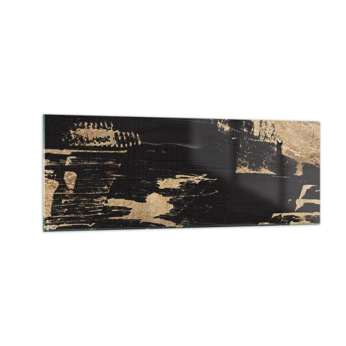 Obraz na skle - Stopa doteku - 140x50 cm