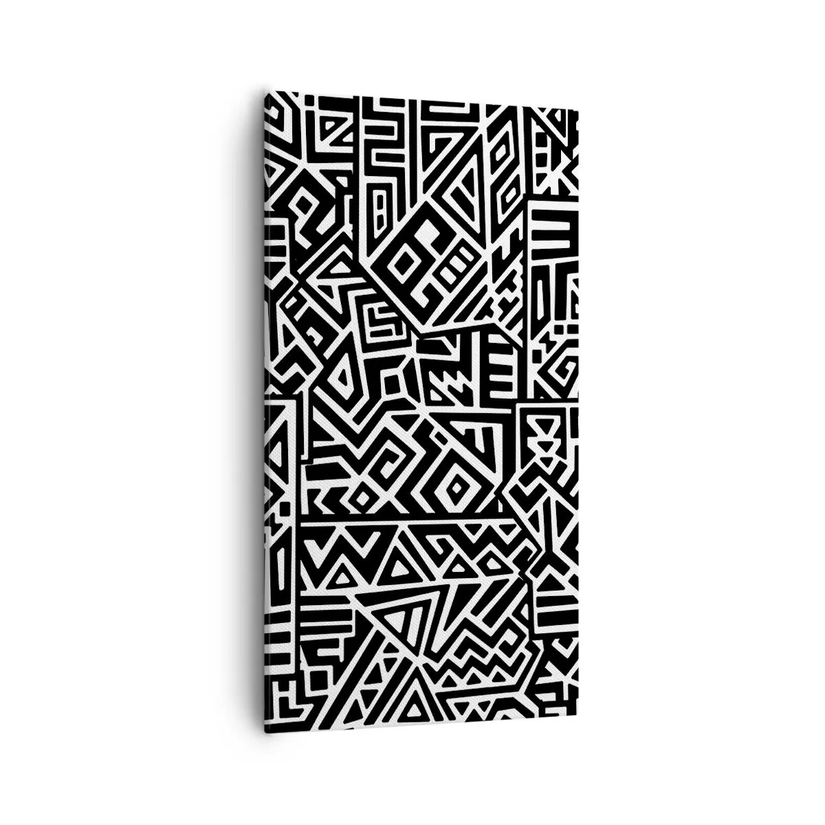 Obraz na plátně - Předkolumbovská kompozice - 55x100 cm