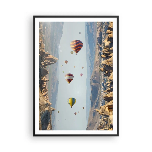 Plakát v černém rámu - Zde je možné vše - 70x100 cm