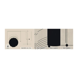 Vzor Fototapety Premium Sand - Pružná a dynamická kompozice - Geometrický, Minimalismus, Estetický - 100x30 cm