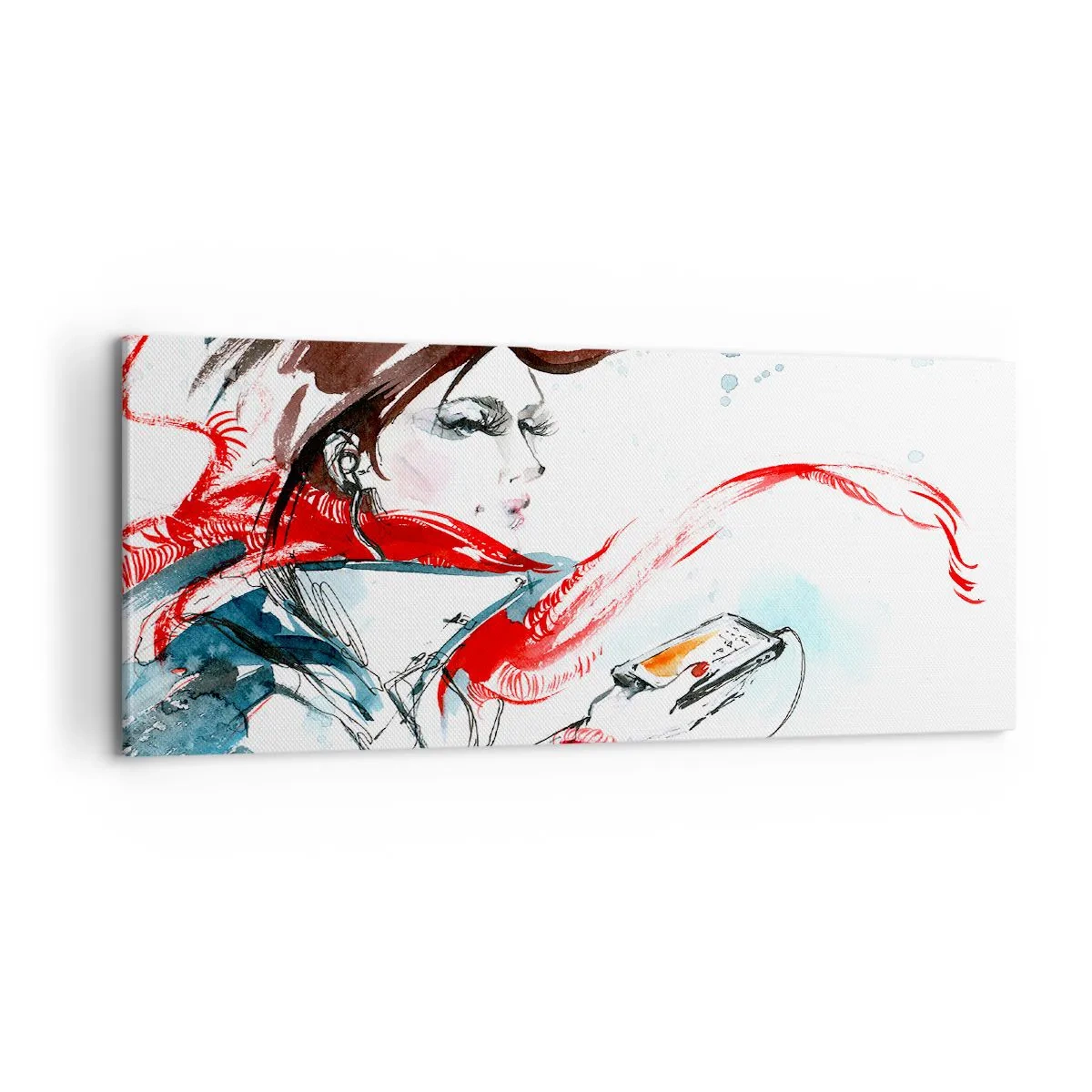 Obraz na plátně - Něco se ve mně děje - 100x40 cm