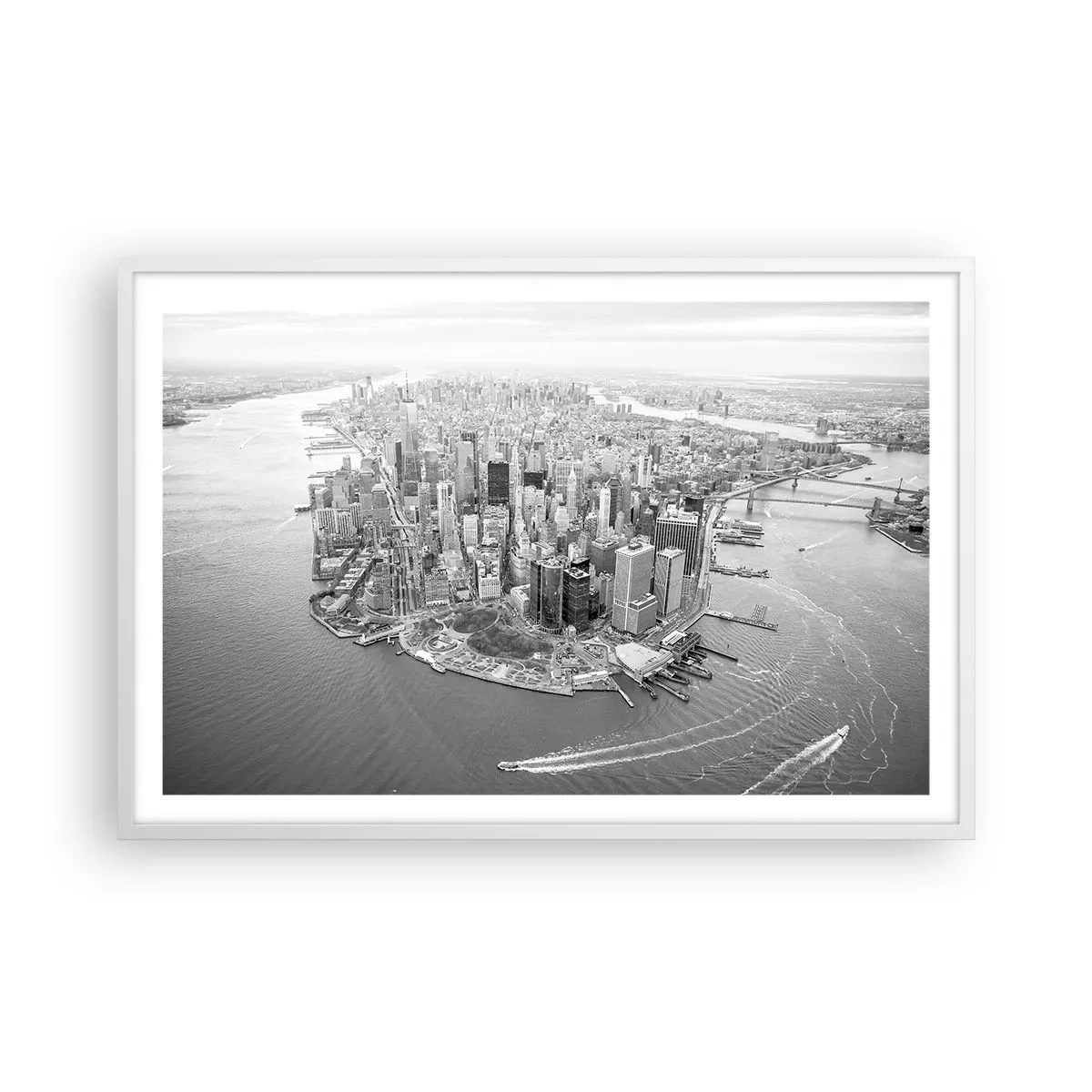 Plakát v bílém rámu - Jak nemilovat? - 91x61 cm