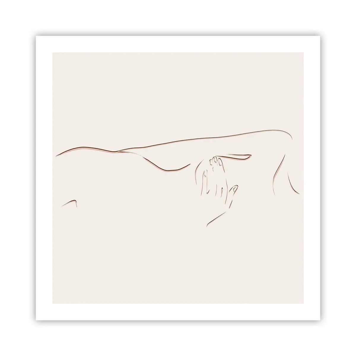 Plakát - Tvar touhy - 60x60 cm