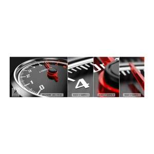 Fototapeta Vzorek Standard Eco - Šlápni na to - Automobilový průmysl, Rychloměr, 3D - 100x30 cm