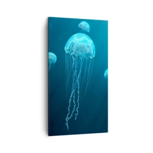 Obraz na plátně - Oceánský tanec - 45x80 cm
