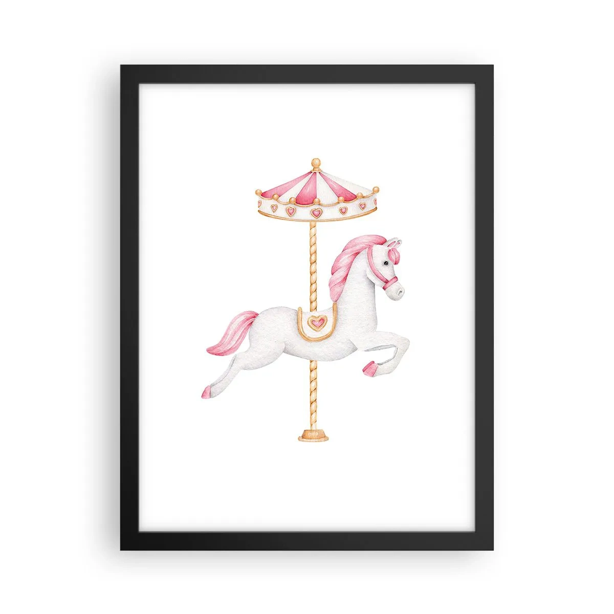 Plakát v černém rámu - Vyrazil z kopýtka - 30x40 cm