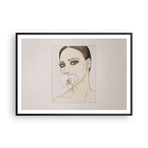 Plakát v černém rámu - Symbol elegance a krásy - 100x70 cm