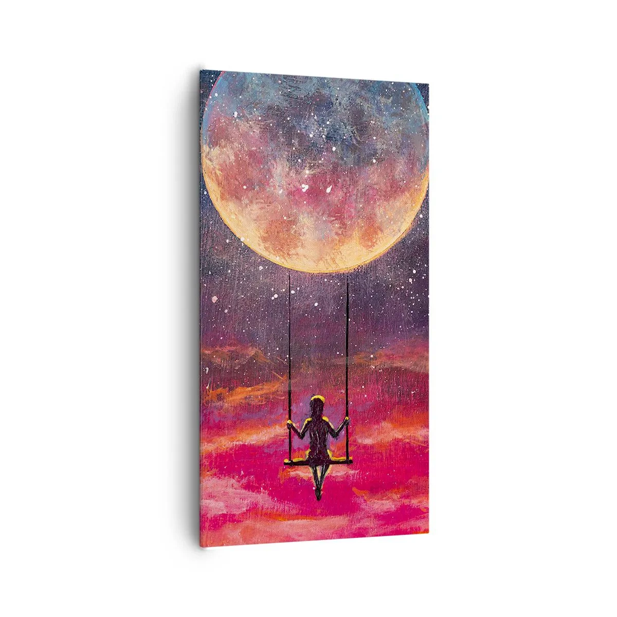Obraz na plátně - Stavět si vzdušné zámky - 65x120 cm