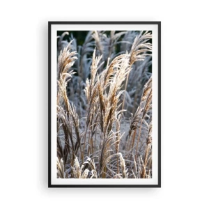Plakát v černém rámu - Mrazem pokryté - 61x91 cm