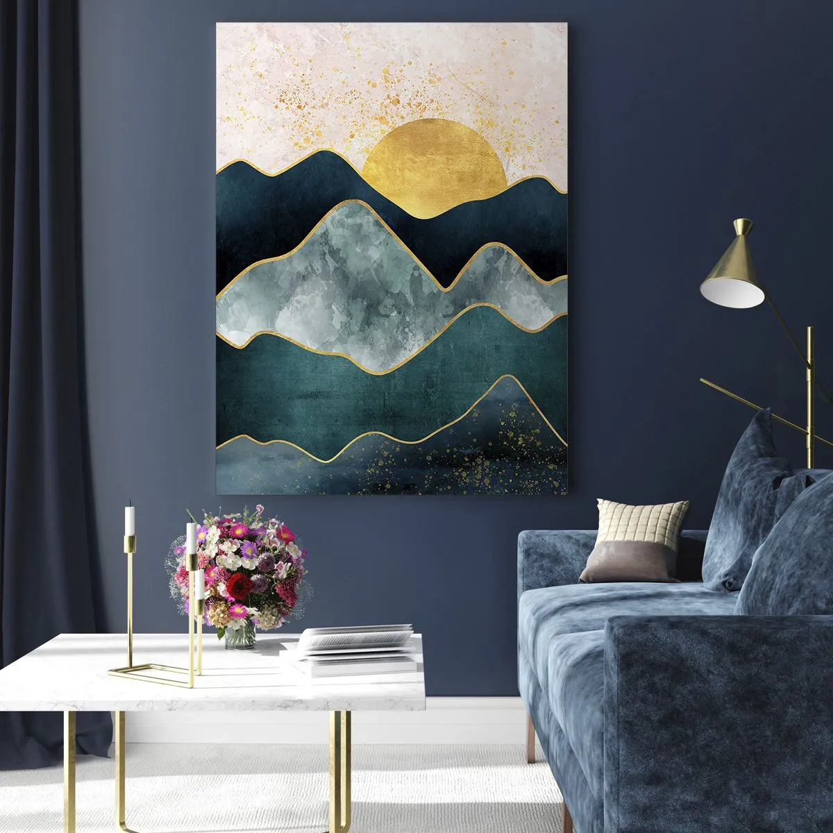 Obraz na skle - Za sedmero horami - 80x120 cm