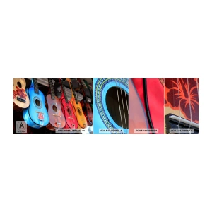 Fototapeta Vzorek Standard Eco - Latinskoamerická atmosféra - Hudba, Kytara, Hudební nástroj - 100x30 cm