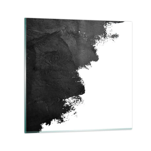 Obraz na skle - Živly: země - 30x30 cm