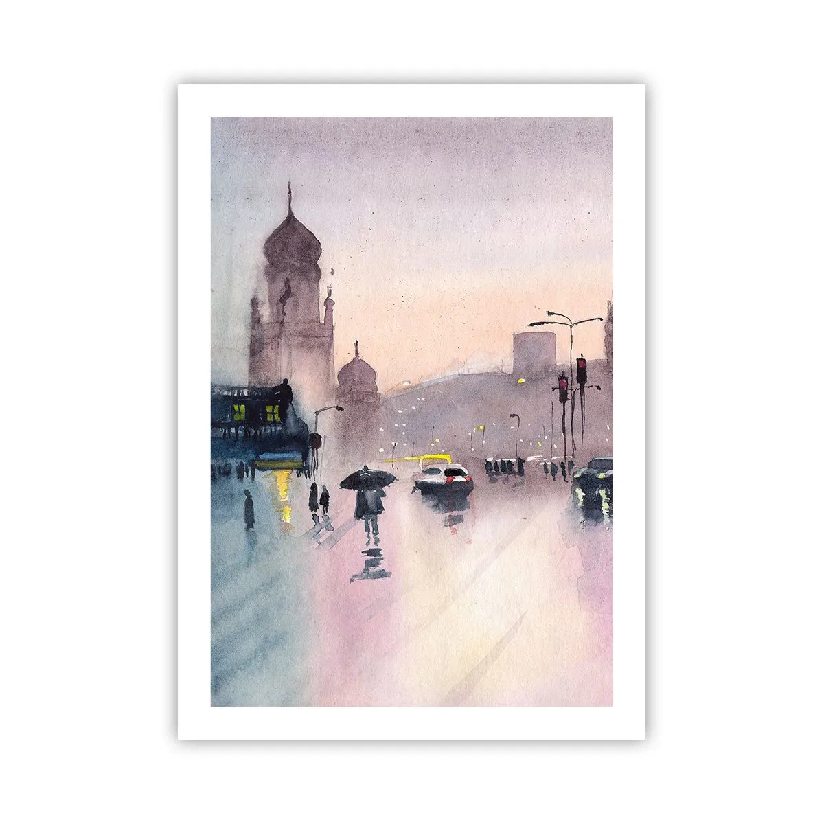 Plakát - V deštivém oparu - 50x70 cm