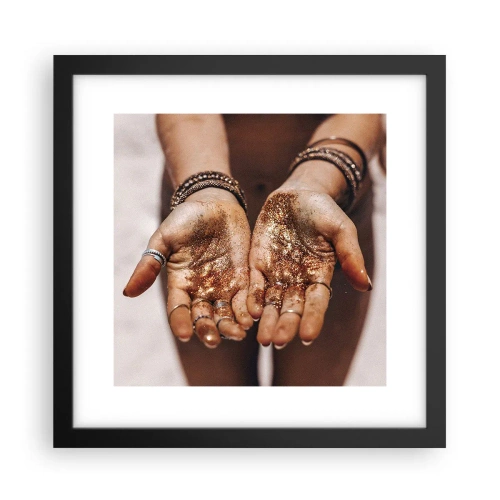 Plakát v černém rámu - Dárek pro tebe - 30x30 cm