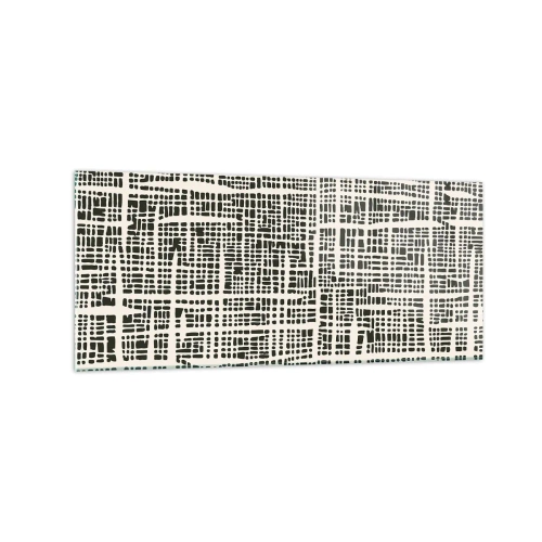 Obraz na skle - Tkaná kompozice - 120x50 cm