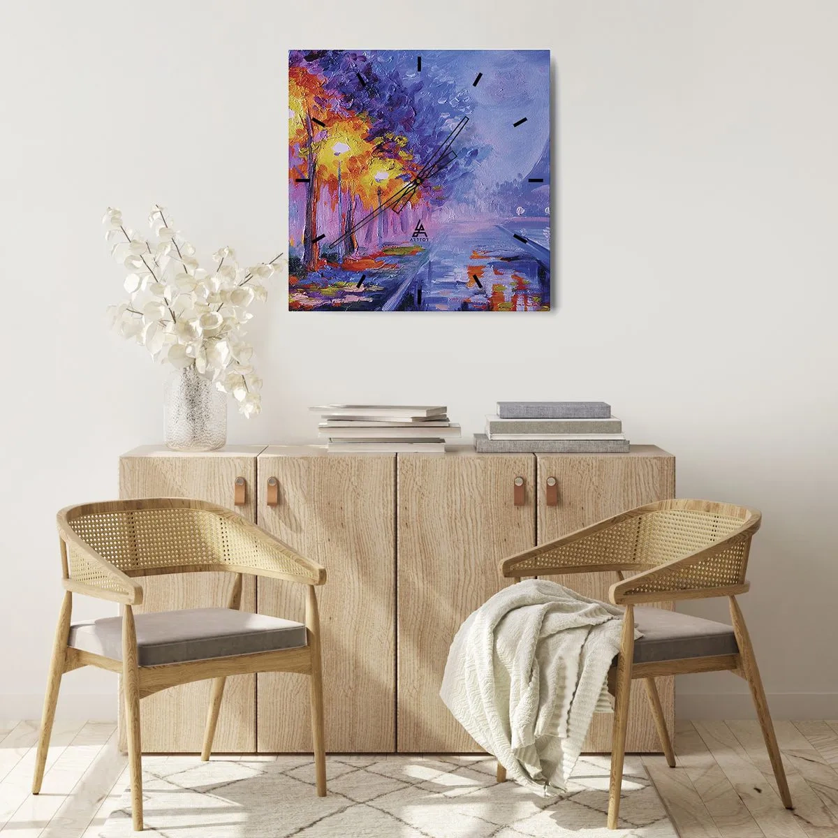 Nástěnné hodiny - Procházka snů - 40x40 cm