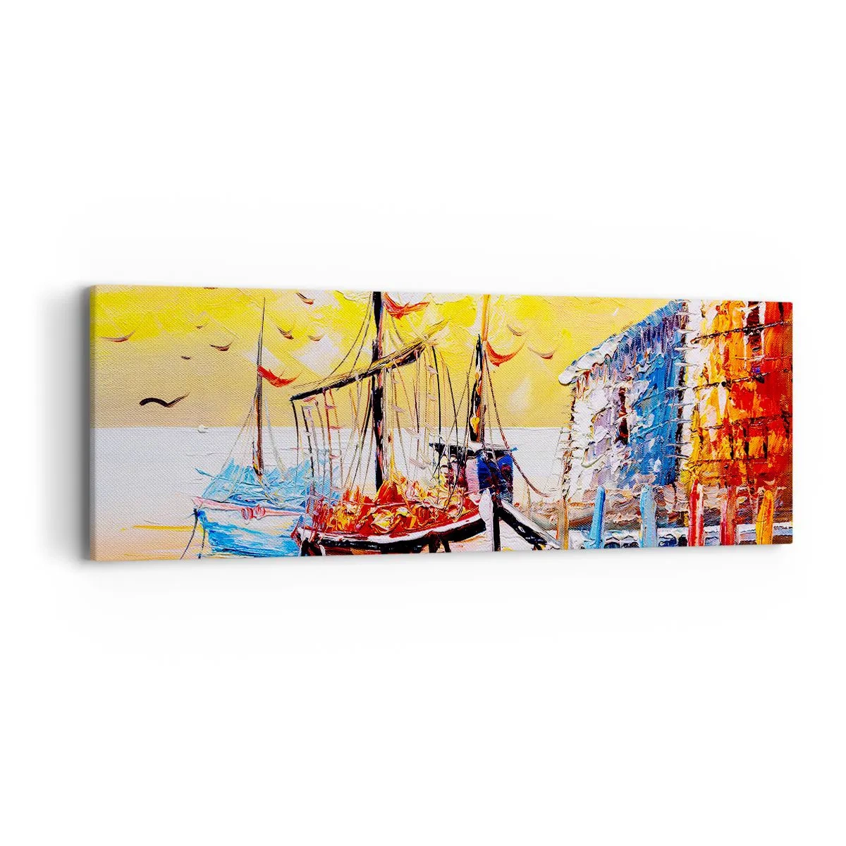Obraz na plátně - Šťastný návrat - 90x30 cm
