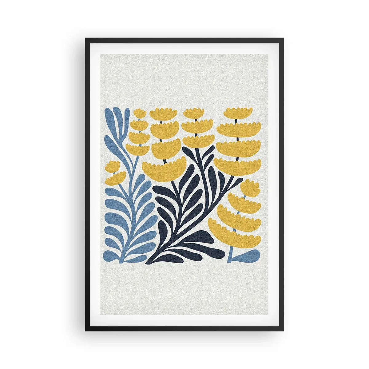 Plakát v černém rámu - Sluneční záhon - 61x91 cm