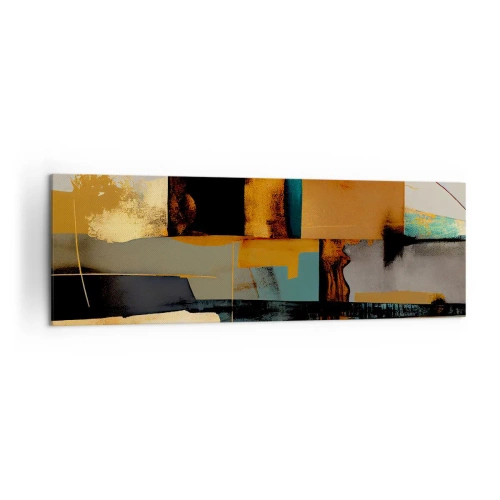 Obraz na plátně - Abstrakce – světlo a stín - 160x50 cm