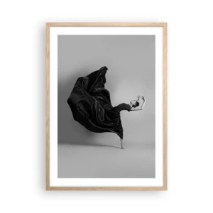 Plakát v rámu světlý dub - Okřídlený hudbou - 50x70 cm