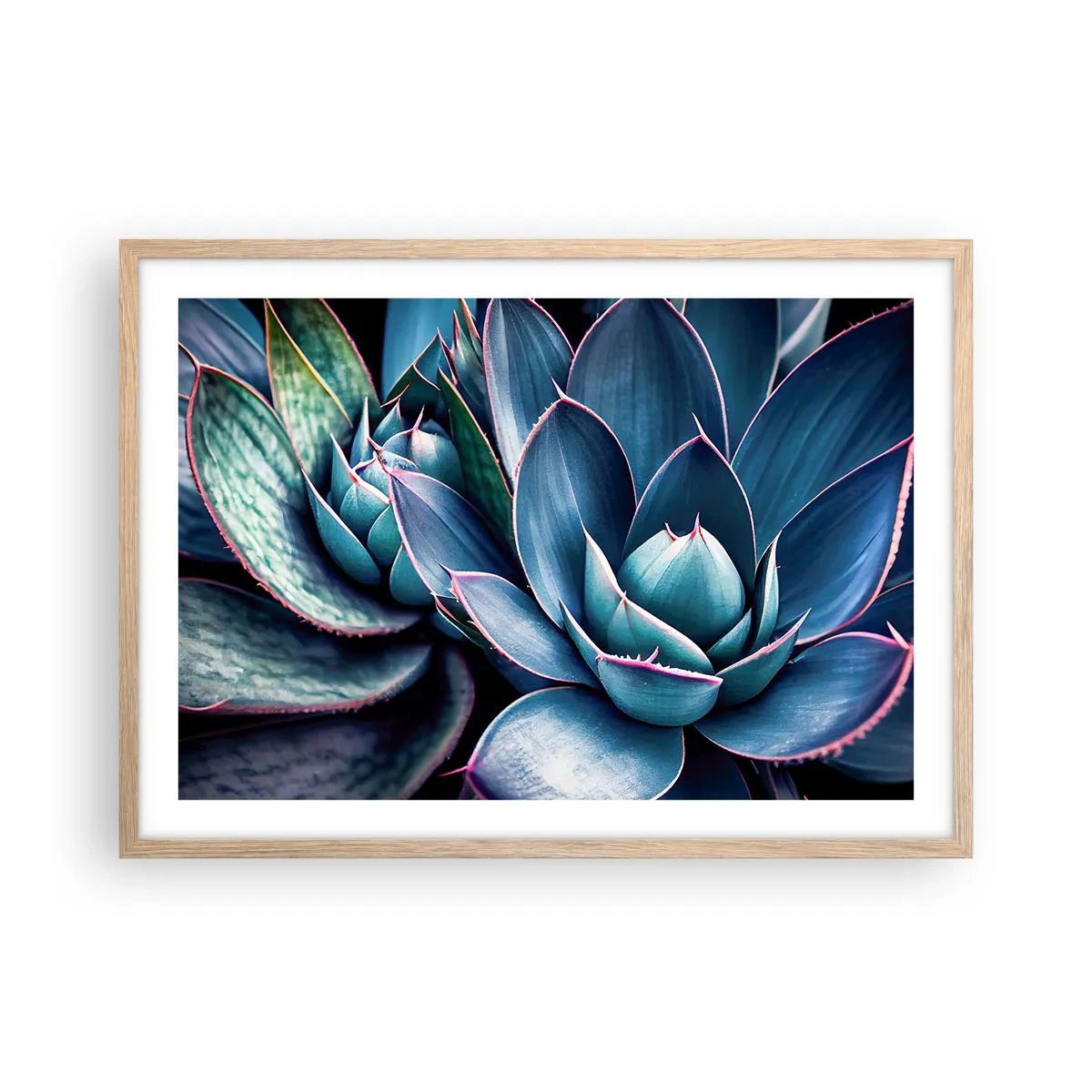 Plakát v rámu světlý dub - Vitální síla - 70x50 cm