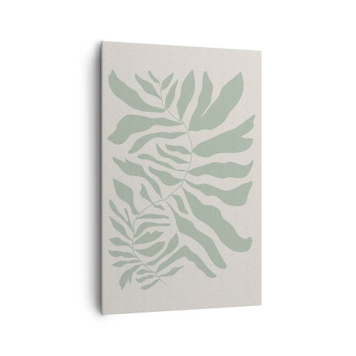 Obraz na plátně - Smaragdová větev - 80x120 cm