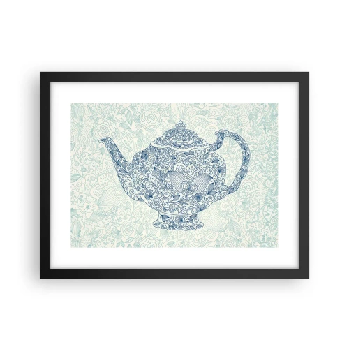 Plakát v černém rámu - Čajové kouzlo - 40x30 cm