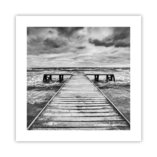 Plakát - Čekám na vítr, co rozfouká… - 40x40 cm