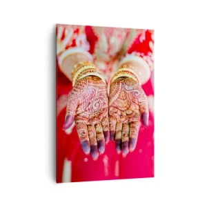 Obraz na plátně - Připravená chytit štěstí - 70x100 cm