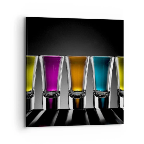 Obraz na plátně - Barvy radosti - 70x70 cm