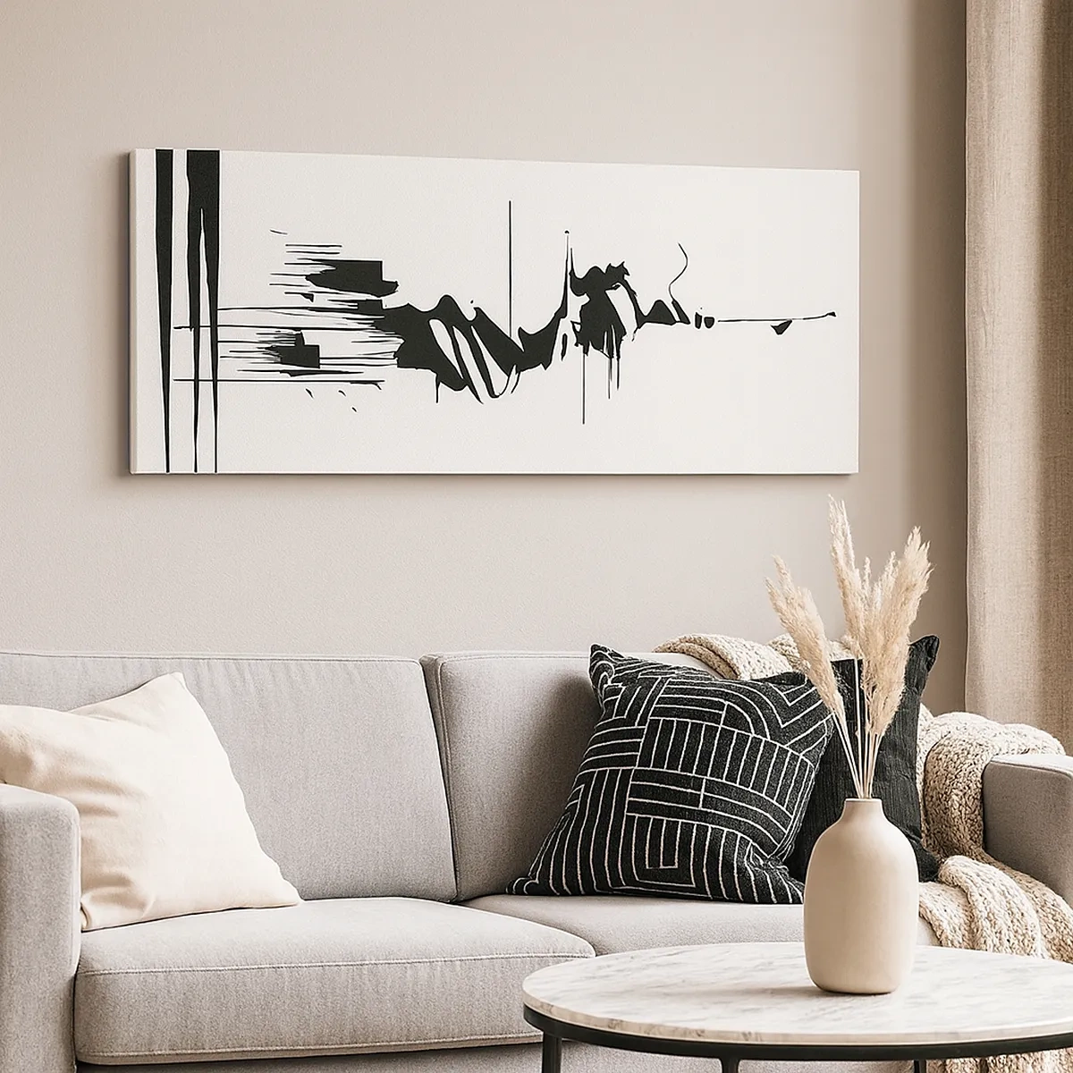 Obraz na plátně - Spěšná abstrakce - 30x30 cm