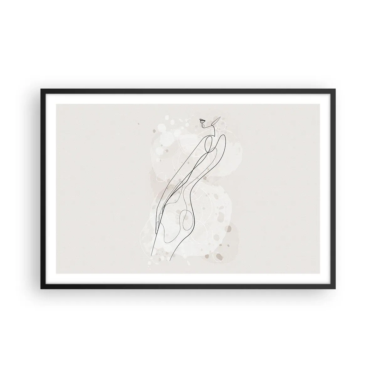 Plakát v černém rámu - Zabloudit pohledem - 91x61 cm