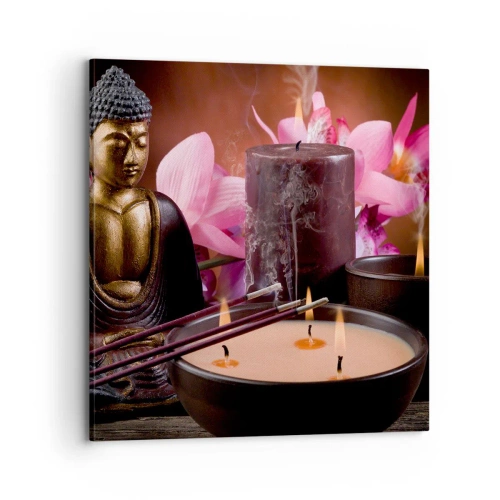 Obraz na plátně - Očistit mysl, uklidnit tělo - 70x70 cm