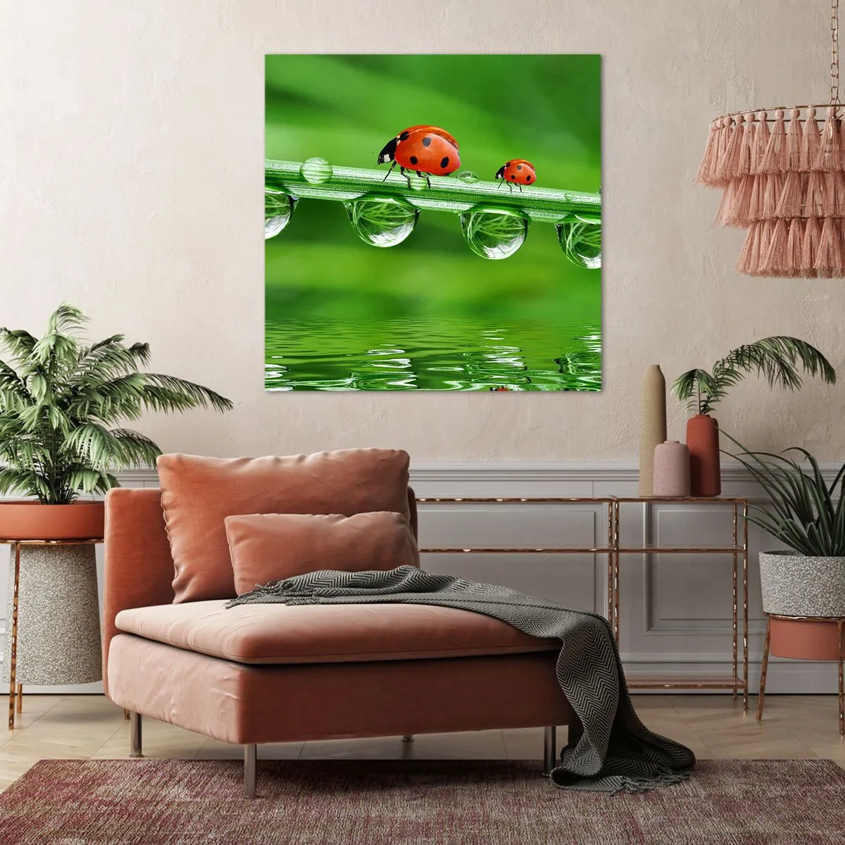 Obraz na plátně - Na cestách celé léto - 70x70 cm