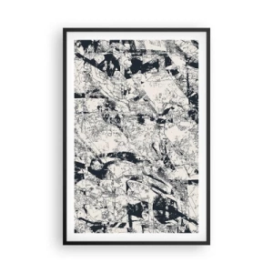 Plakát v černém rámu - Prolínání protikladů - 61x91 cm