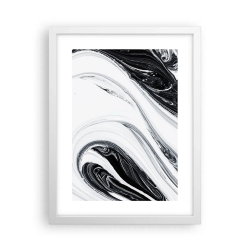 Plakát v bílém rámu - Spojení protikladů - 30x40 cm