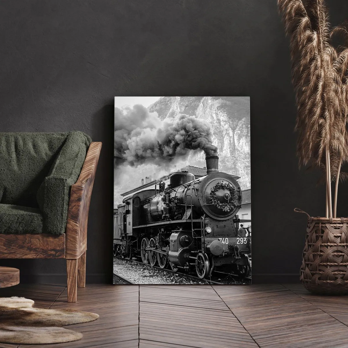 Obraz na plátně - Stojí na nádraží… - 50x70 cm