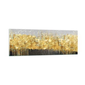 Obraz na skle - Dovnitř a vzhůru - 90x30 cm