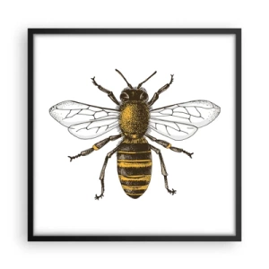 Plakát v černém rámu - Krásná a dobrá - 50x50 cm