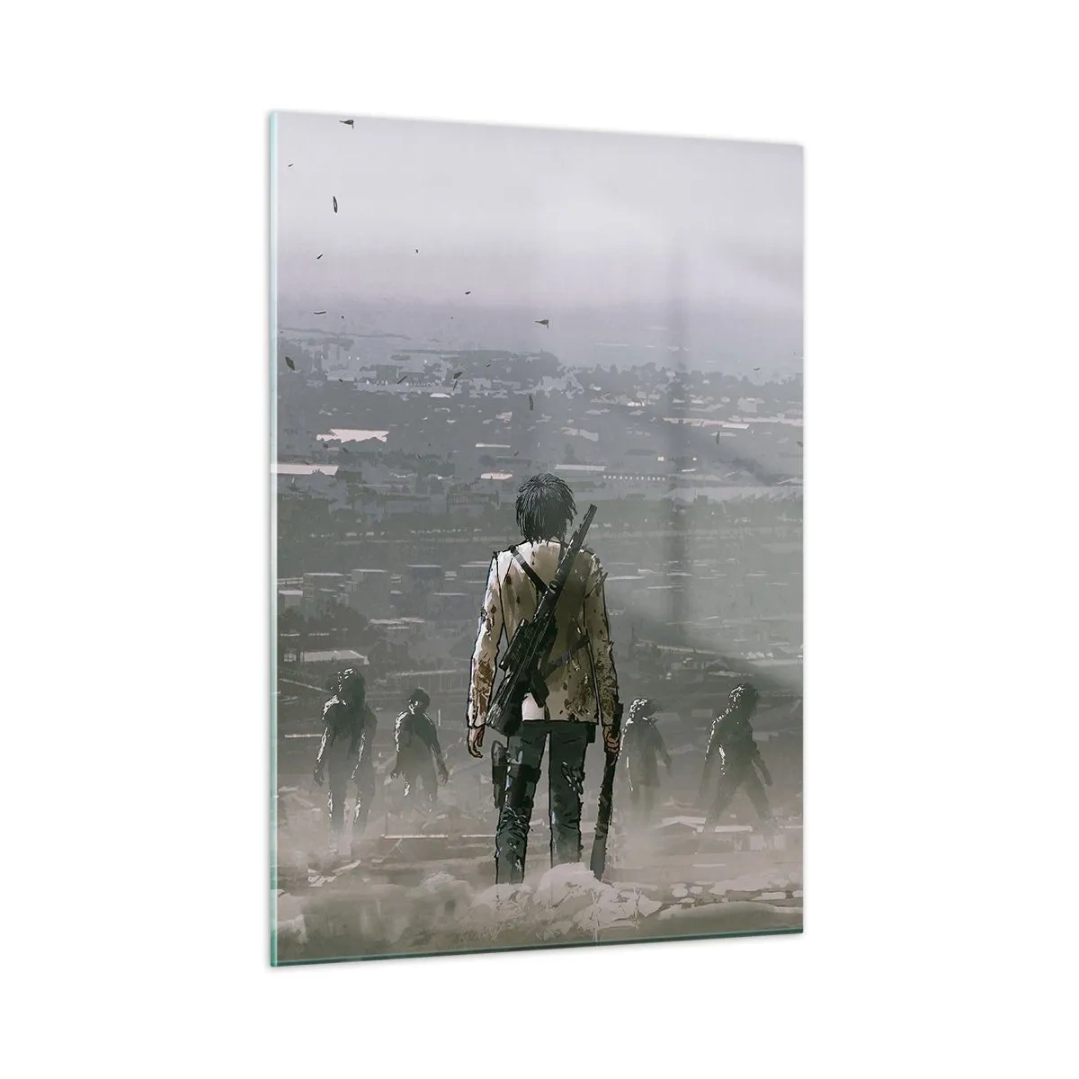 Obraz na skle - Poslední spravedlivý? - 50x70 cm
