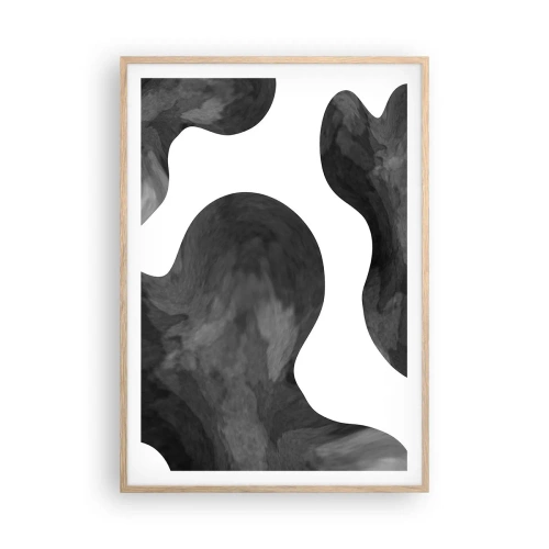 Plakát v rámu světlý dub - Mléčná dráha - 70x100 cm