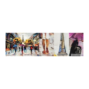 Vzor Fototapety Premium Canvas - Na podzim zvlášť krásný - Město, Paříž, Eiffelova věž - 100x30 cm