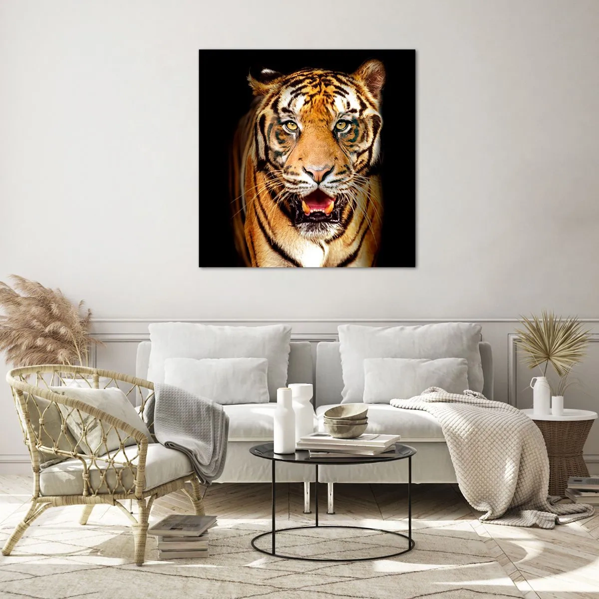 Obraz na skle - Divokost srdce - 70x70 cm