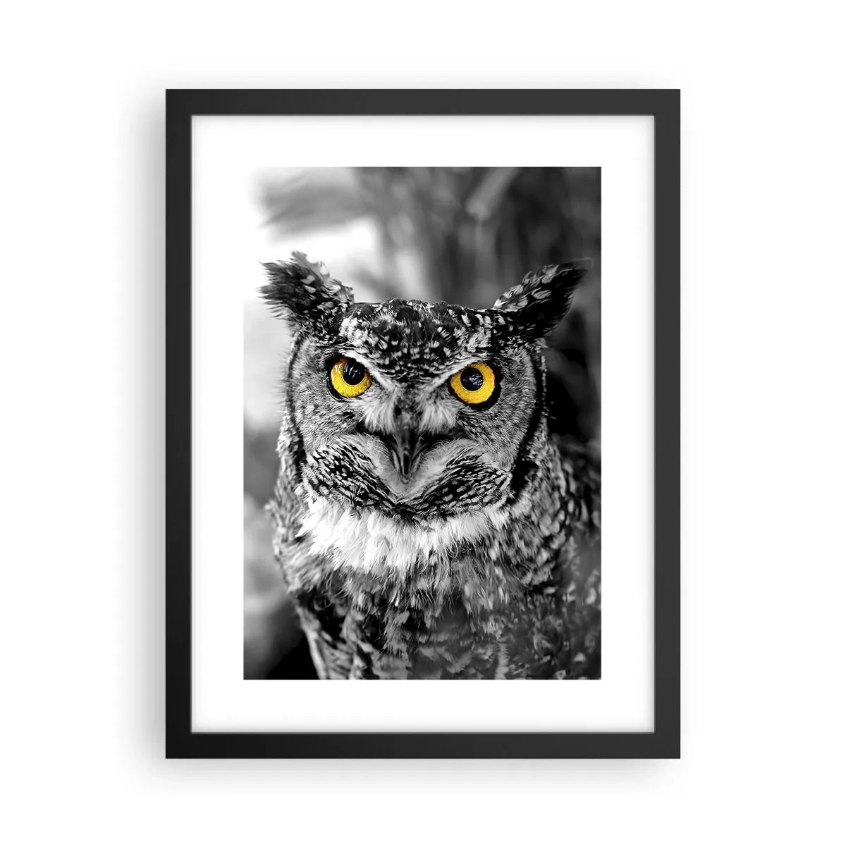 Plakát v černém rámu - Nic se neschová - 30x40 cm